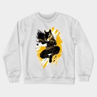 Shadow Fighter - The Ninja Squirrel Crewneck Sweatshirt